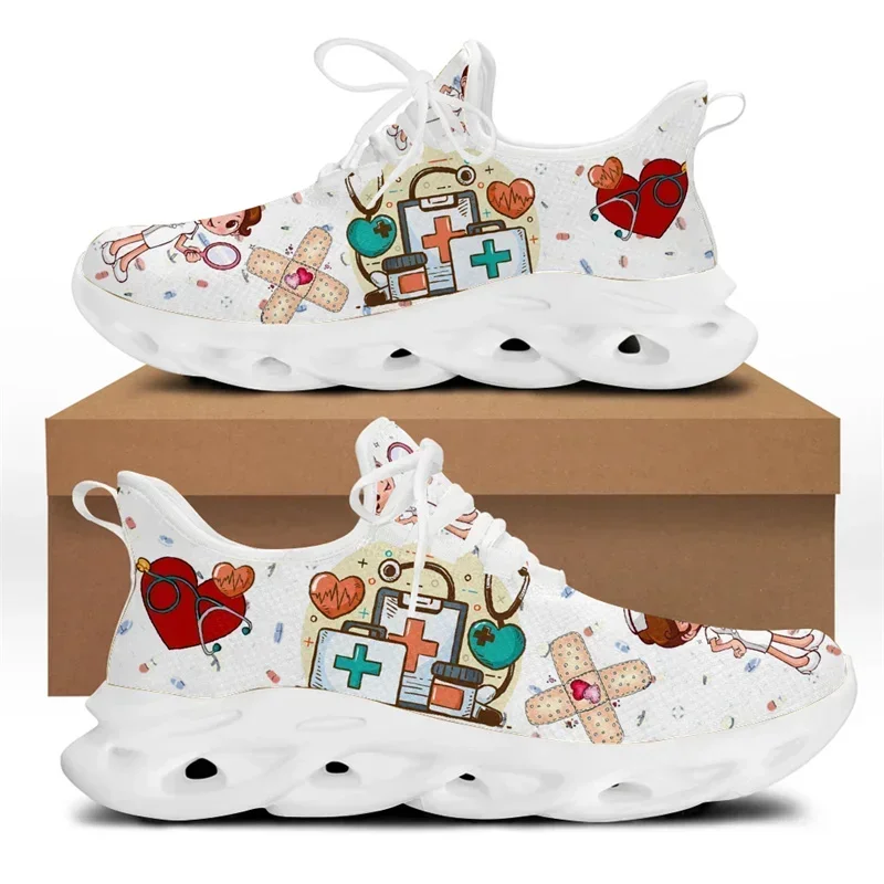 Sports Equipment Brands - Sapatos de Enfermagem Brancos para Mulheres,
